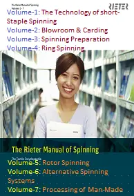 The Rieter Manual of Spinning Volume 1-7 free download | Textile Study Center | textilestudycenter.com
