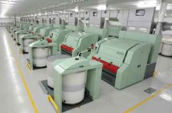 Material passage diagram of carding machine | Textile Study Center