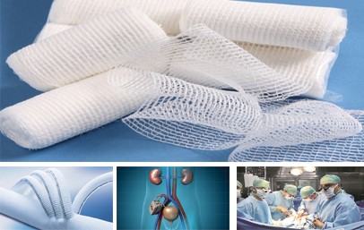 Medical Textile | Classification of Medical Textile | Application of Medical Textiles | Implantable Medical Textiles | Non-Implantable Medical Textiles | Wound Dressings  | Extra-Corporal Devices | Healthcare / Hygiene Products | Fiber types used for medical textiles | Artificial skin | Manufacturer of Artificial Skin | Vascular graft | Wound dressing concept | Bandages | Compression bandage | Plaster | Gauzes | Artificial kidney | Artificial liver | Mechanical lung | Surgical masks | Surgical drapes, cloths | Surgical gowns | Surgical cap | Diaper | Textile Study Center | textilestudycenter.com