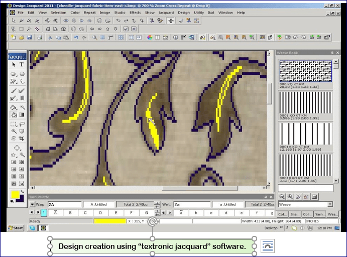 cad softwares for jacquard design