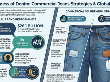 Commercial Jeans Brands A Deep Dive into Gap, Wrangler, H&M, and Zara