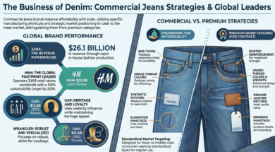 Commercial Jeans Brands A Deep Dive into Gap, Wrangler, H&M, and Zara