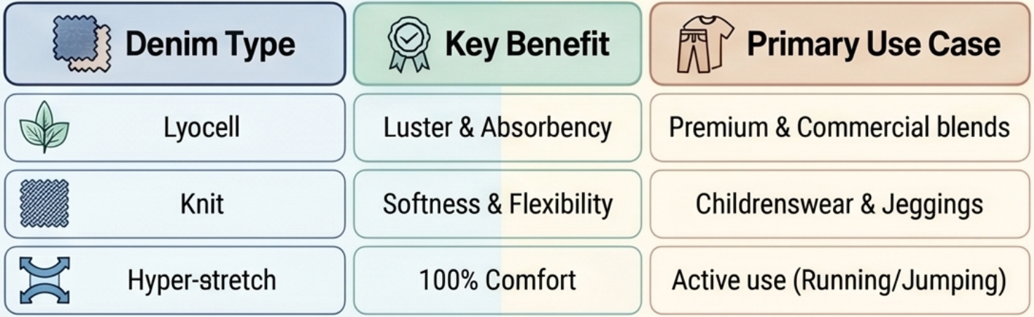 comparison of material properties