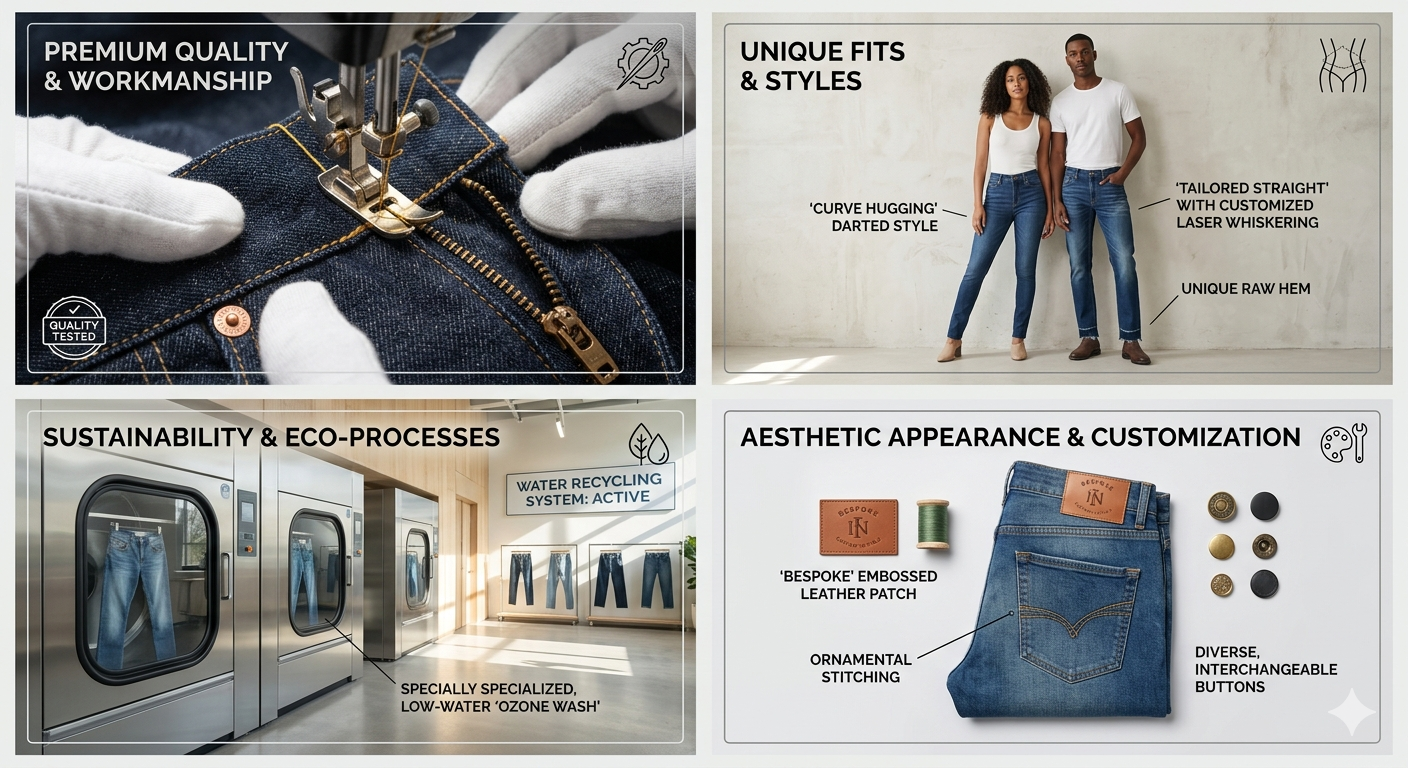 criteria for the development of premium jeans