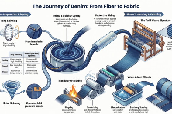 Journey of Denim – Fibre to Fabric