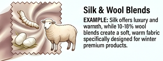 silk and wool